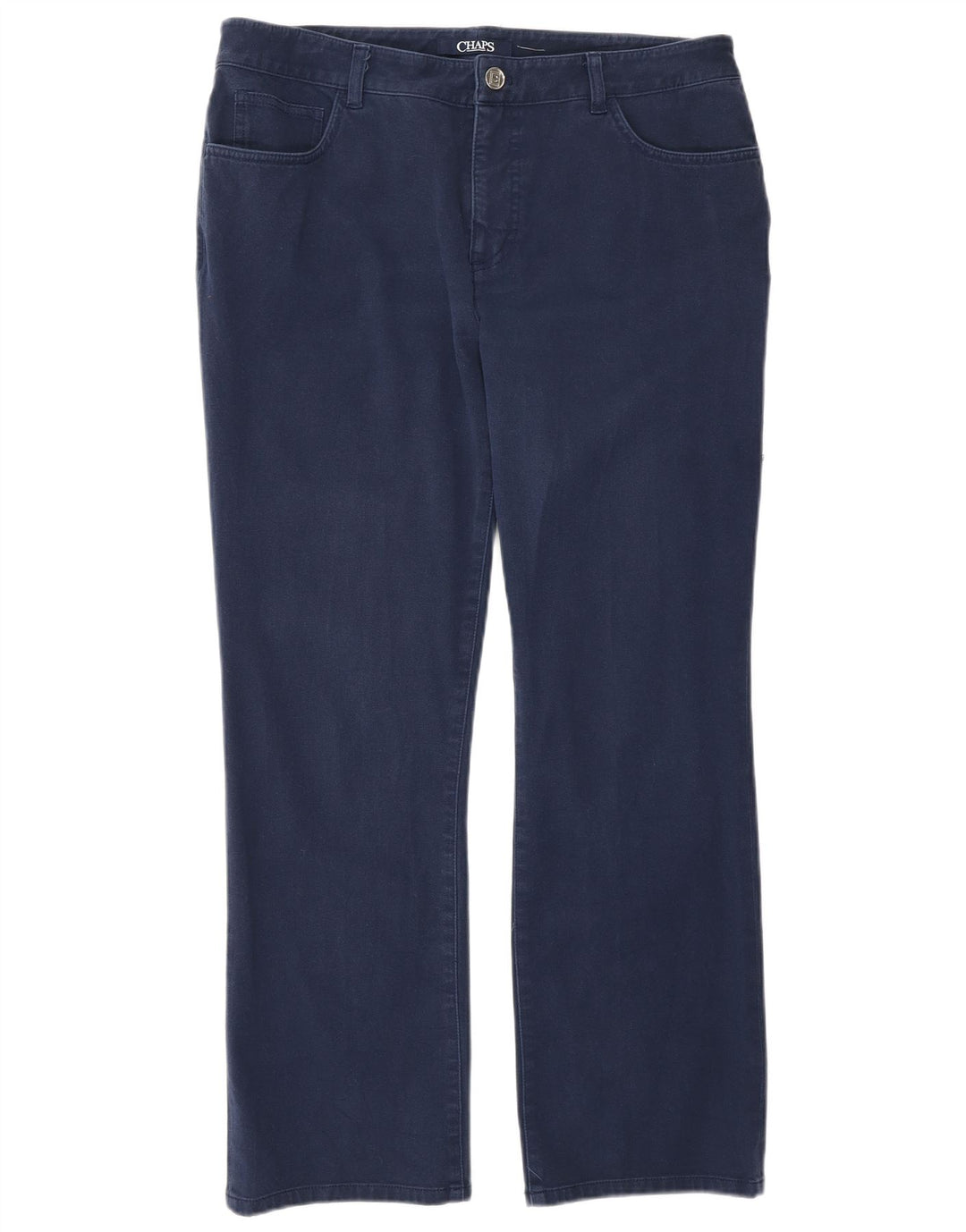 Chaps Damen Straight Jeans US 12 Large W32 L28 Marineblau Baumwolle