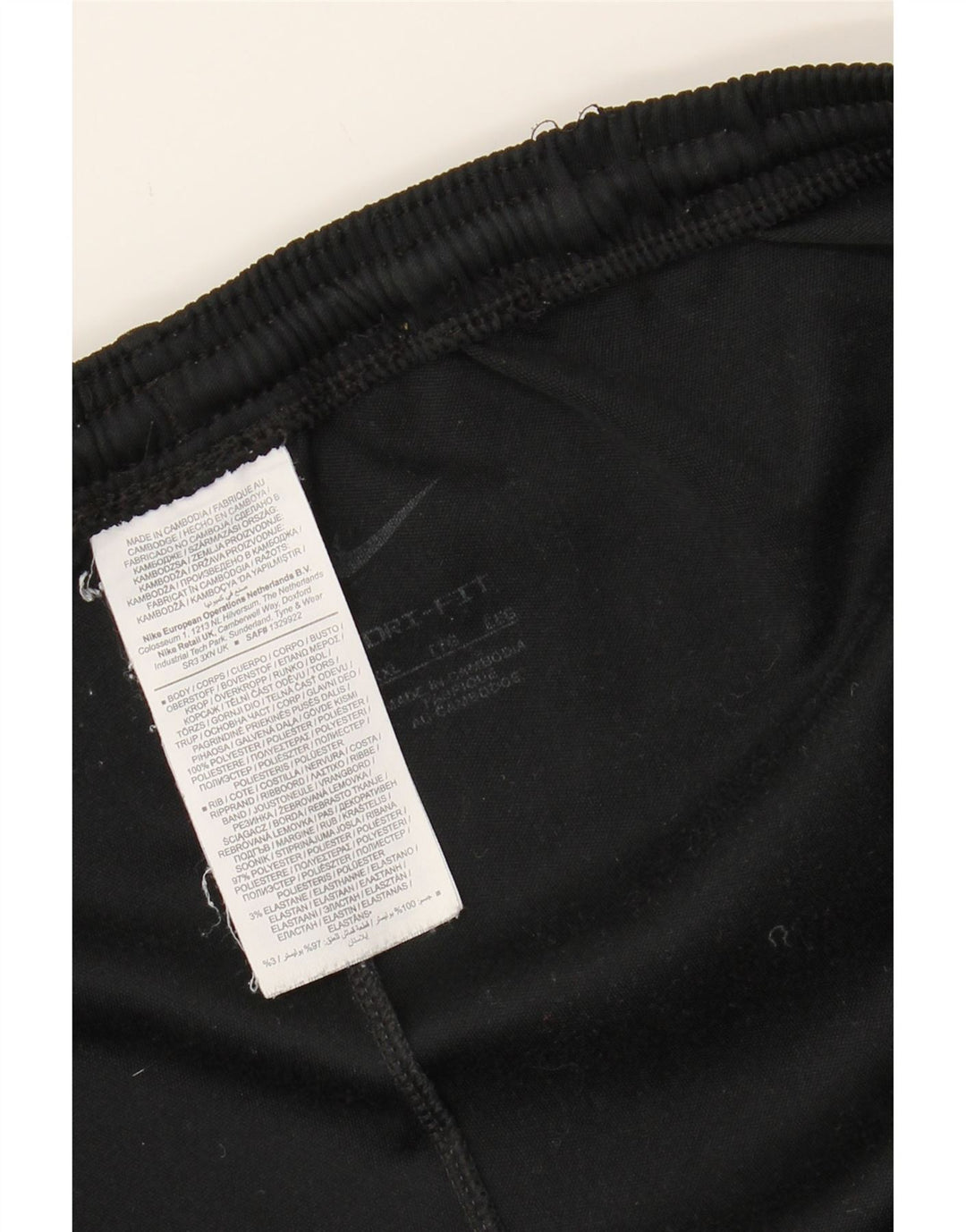 NIKE Womens Dri Fit Capri Tracksuit Trousers UK 20 2XL  Black Polyester Vintage Nike and Second-Hand Nike from Messina Hembry 