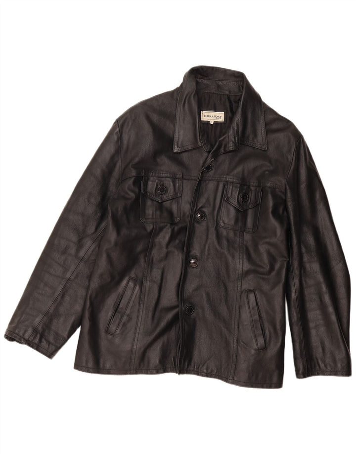 Terranova Damen Lederjacke UK 20 2XL Schwarz