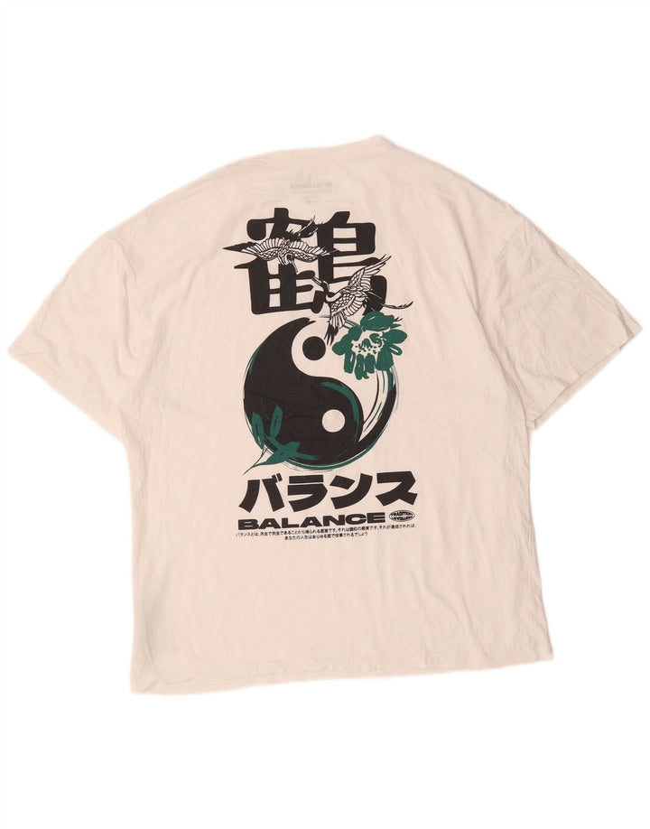 Jack & Jones Herren-T-Shirt mit Grafik, mittelweiße Baumwolle