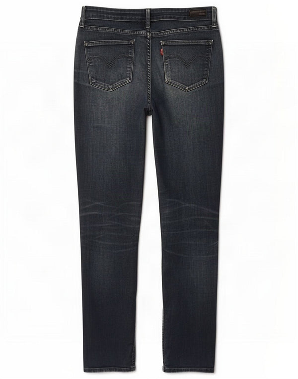 Levi's Damen Skinny Jeans W28 L32 Marineblaue Baumwolle
