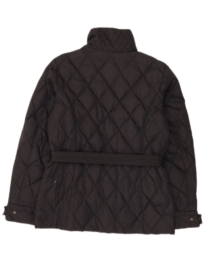 Diadora Damen Steppjacke UK 14 Medium Schwarz