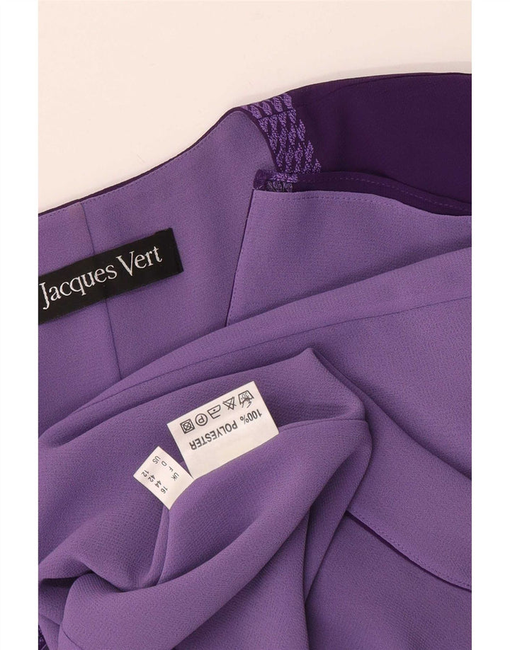 Jacques Vert Damen 3-Knopf-Blazerjacke UK 16 Large Lila Polyester