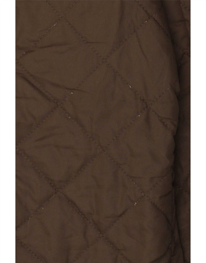 Gap Damen Steppjacke UK 42 XL Khaki Colourblock Polyester