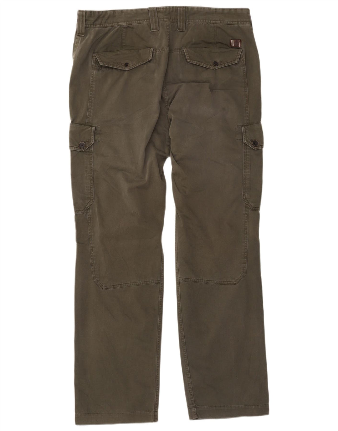 Timberland Herren Earthkeepers Straight Cargohose W35 L31 Khaki Baumwolle
