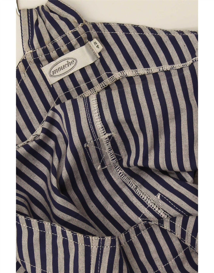 Mouche Damen Overall IT 42 Mittelblauer Nadelstreifen