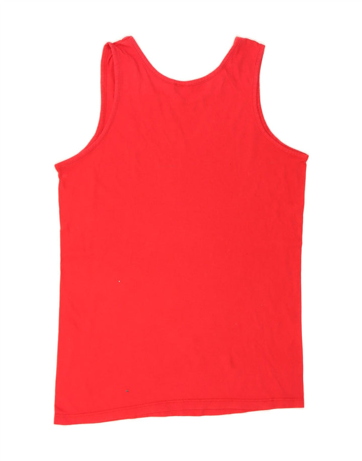 KAPPA Damen Weste Top UK 14 Mittelrot