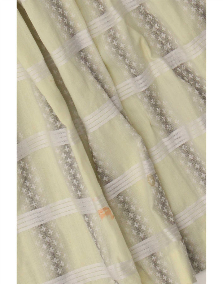 Vintage Damen Faltenrock W26 Klein grün kariert