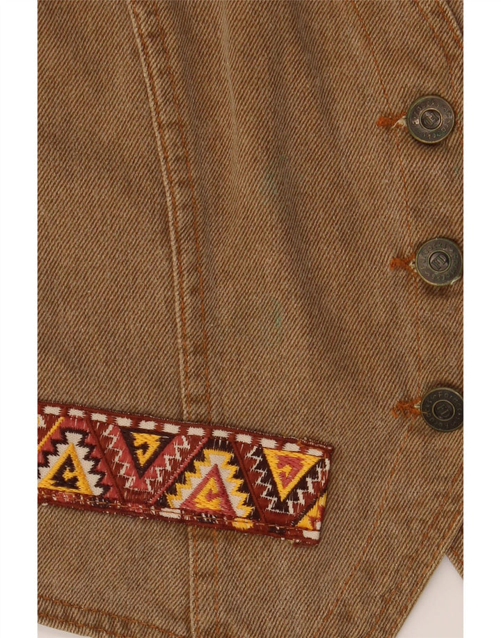 Fordocks Damen Jeansweste UK 10 Small Brown