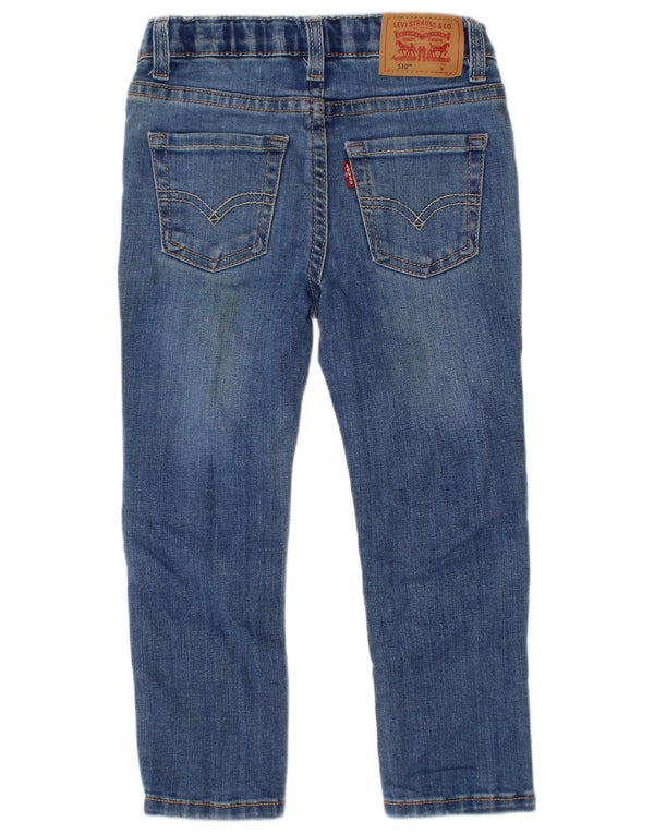 Levi's Jungen 510 Skinny Jeans 2–3 Jahre W22 L16 Blaue Baumwolle