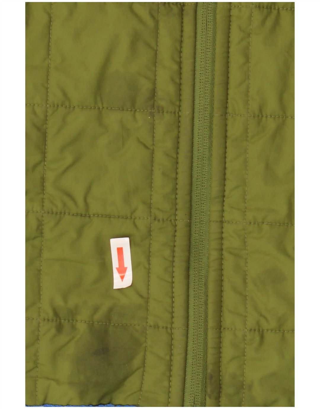 Jack Wolfskin Wattierte Jacke mit Kapuze für Jungen, 7–8 Jahre, grüner Farbblock
