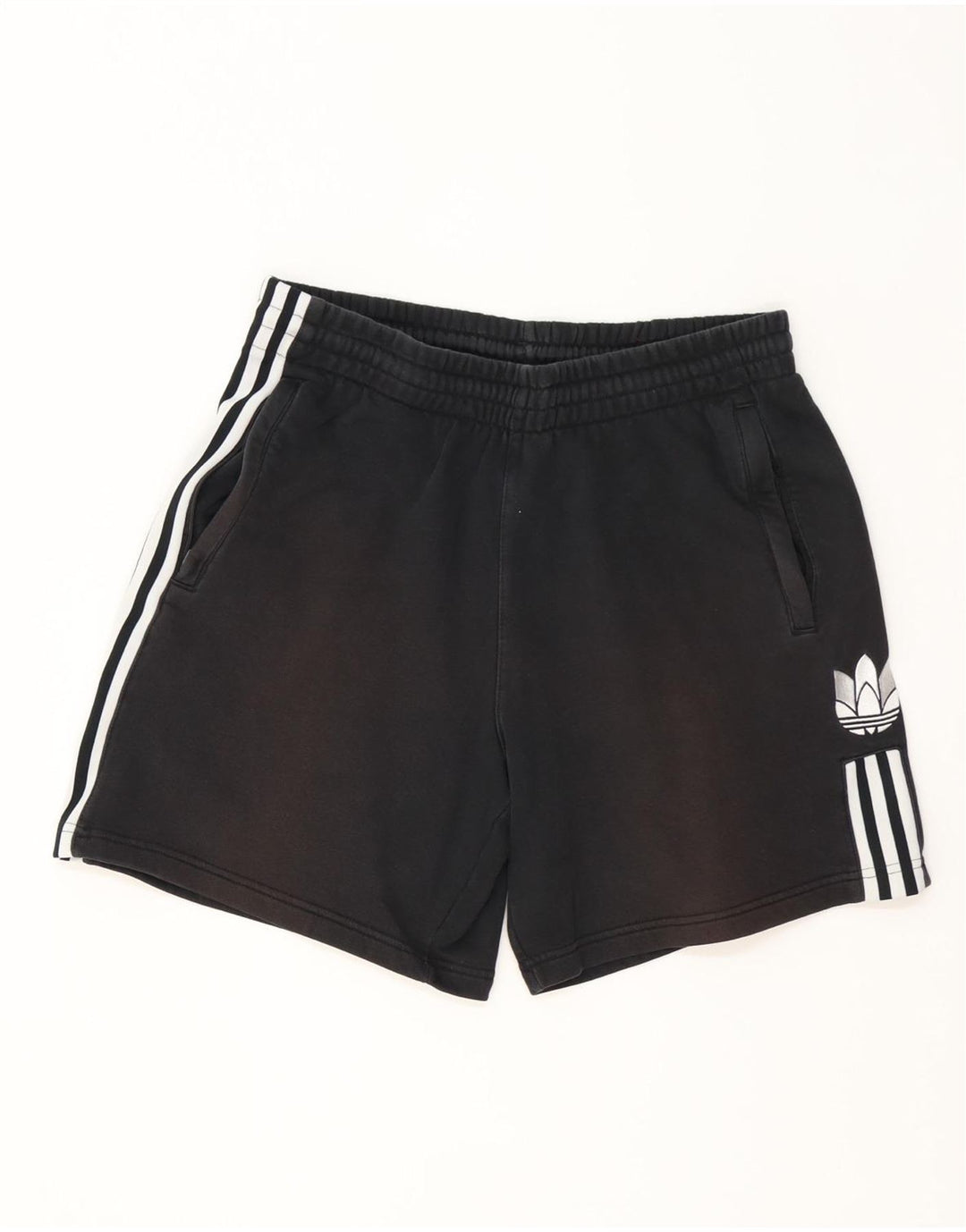 Adidas Herren Sport Shorts Große schwarze Baumwolle