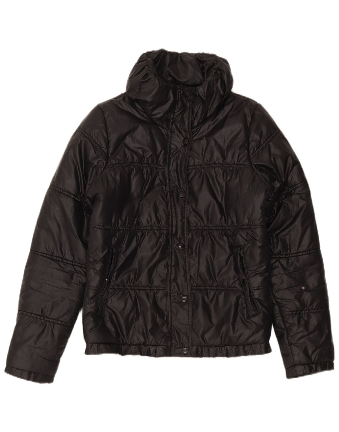 Adidas Damen Wattierte Jacke EU 34 XS Schwarz Polyester