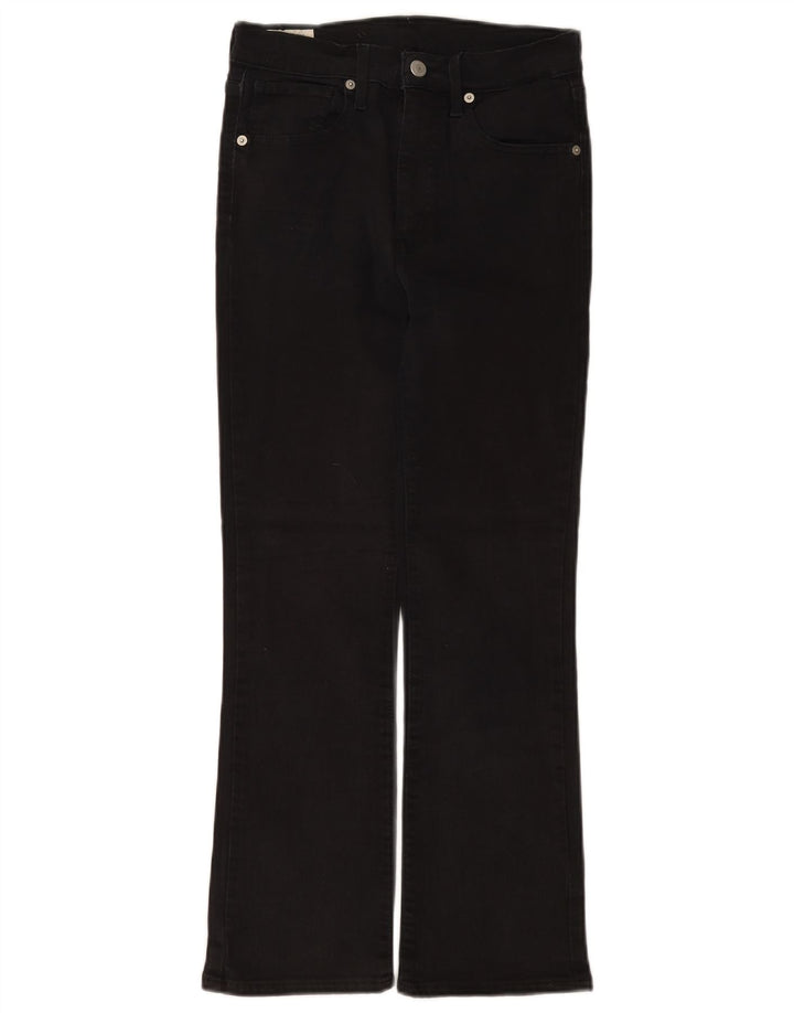 Levi's Womens Straight Jeans W27 L25 Black Cotton