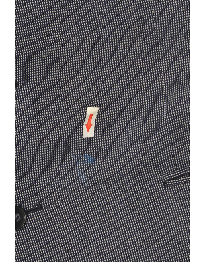 Marks & Spencer Herren-Kurzblazer, Gr. 42, groß, marineblau gepunktet