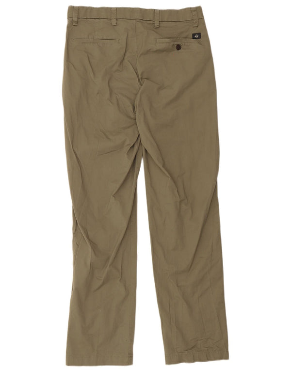Dockers Mens Straight Chino Trousers W30 L28 Khaki Cotton
