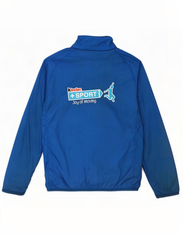 Puma Jungen Italia Graphic Trainingsanzug Top Jacke 13-14 Jahre Blaues Polyester