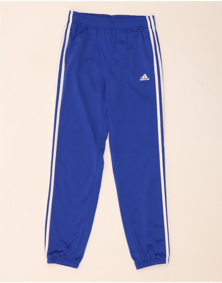 Adidas Trainingshose für Jungen, Jogger, 11–12 Jahre, blaues Polyester