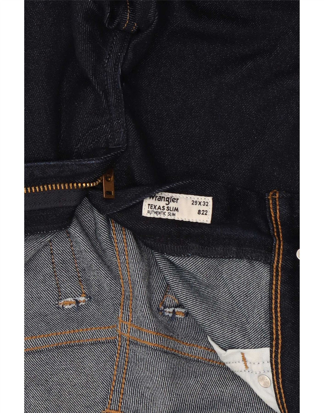 Wrangler Damen Texas Slim Jeans W29 L32 Marineblaue Baumwolle