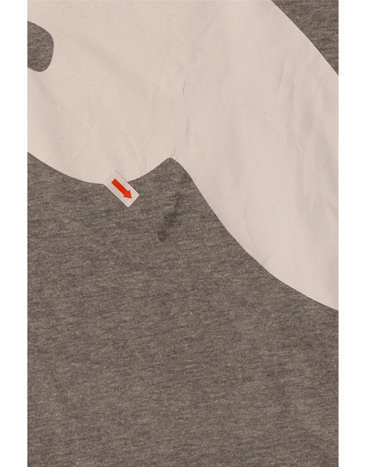 PUMA Herren Grafik T-Shirt Top 2XL Grau