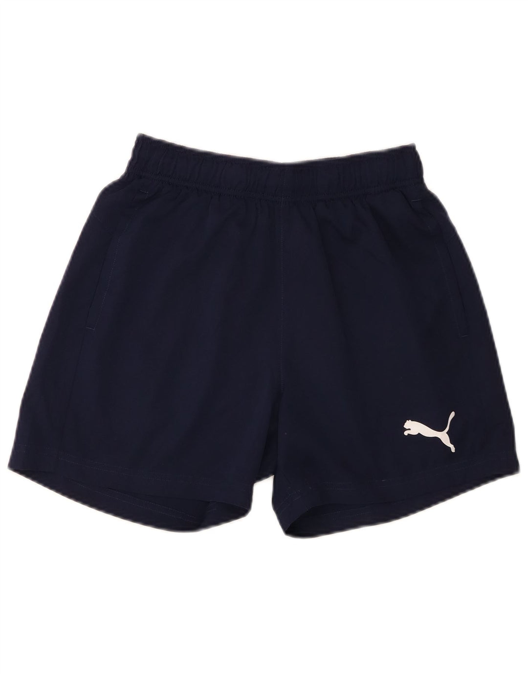 Puma Damen Sportshorts UK 10 Small Marineblau Polyester