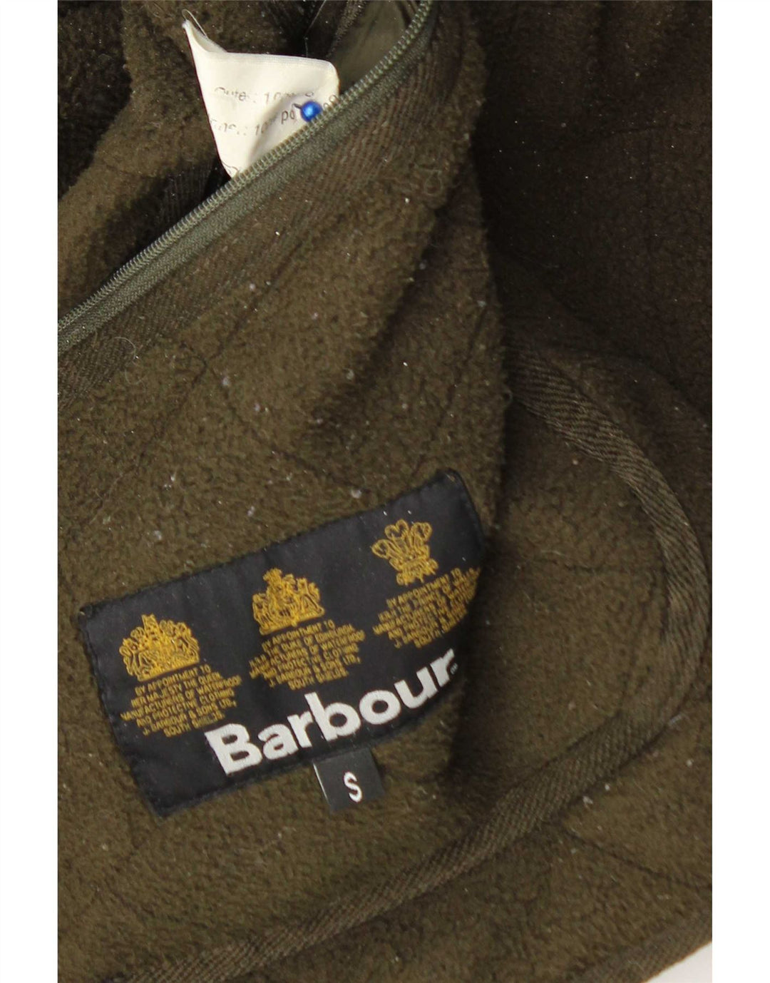 Barbour Herren Steppjacke UK 36 Small Grün Polyamid