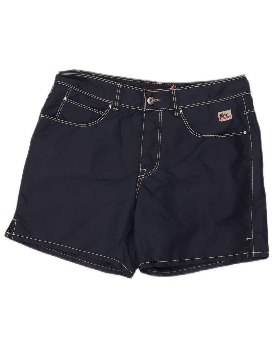Roy Rogers Herren Seven Bell Badeshorts Mittelblaues Polyamid