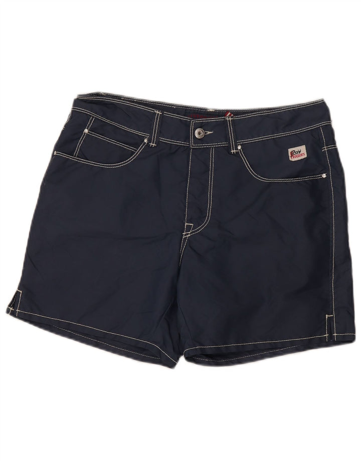 Roy Rogers Herren Seven Bell Badeshorts Mittelblaues Polyamid