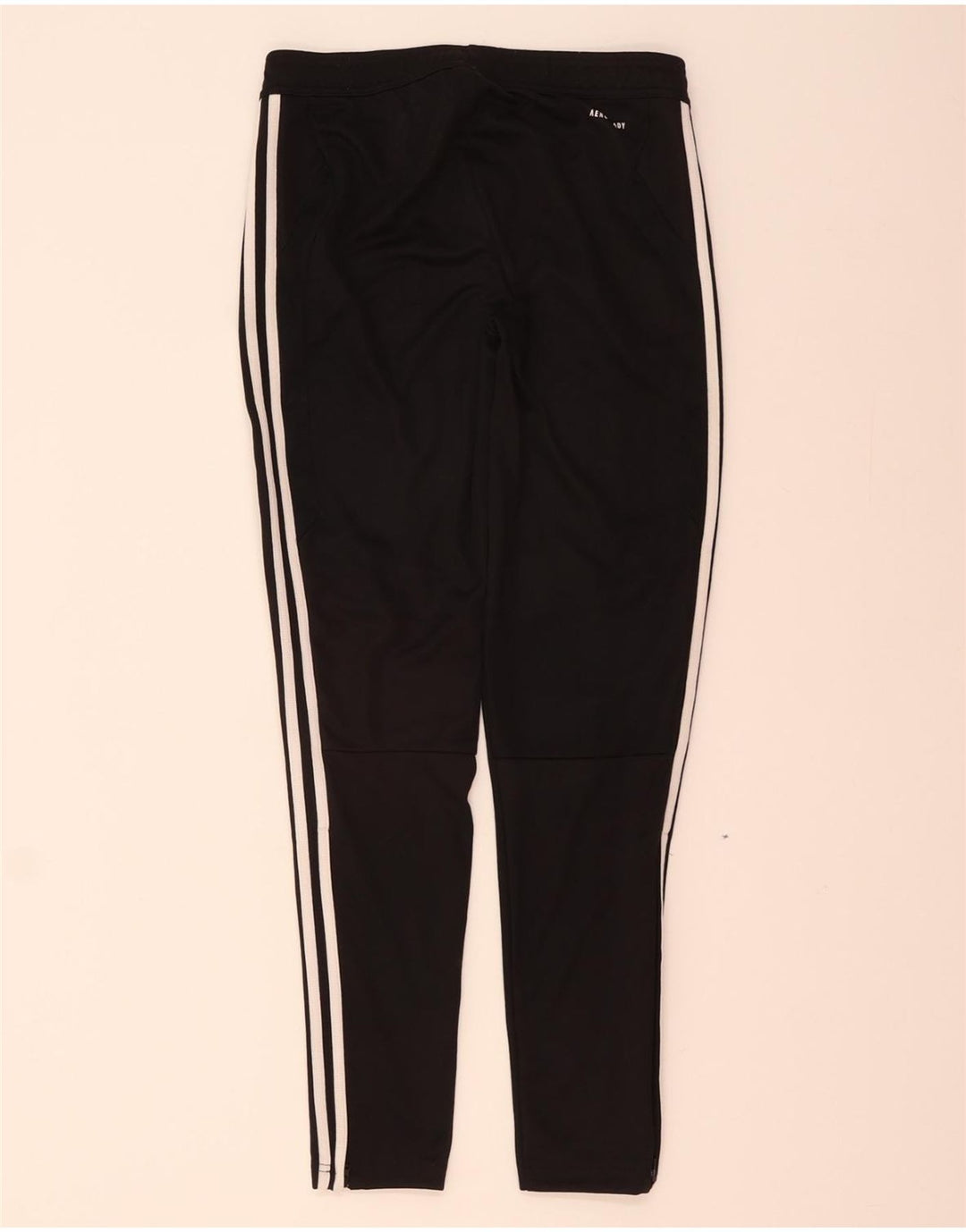 ADIDAS Damen Aeroready Trainingshose UK 8/10 Small Schwarz Polyester