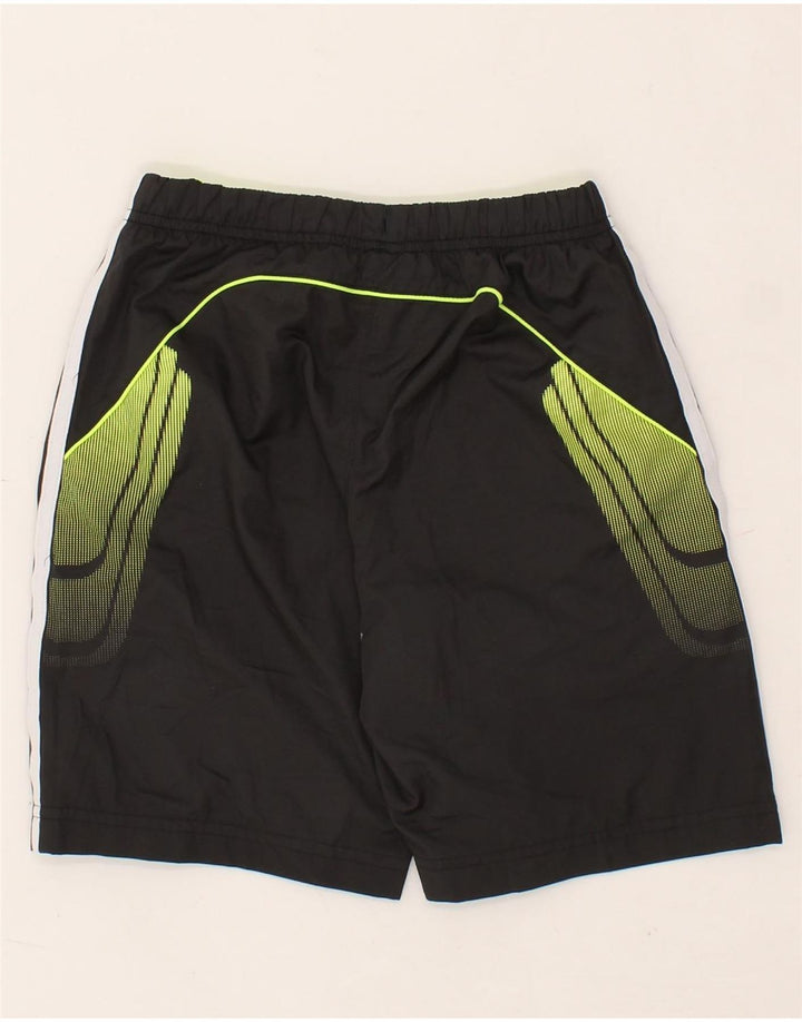 ADIDAS Boys Graphic Sport Shorts 10-11 Years Grey Polyester Vintage Adidas and Second-Hand Adidas from Messina Hembry 
