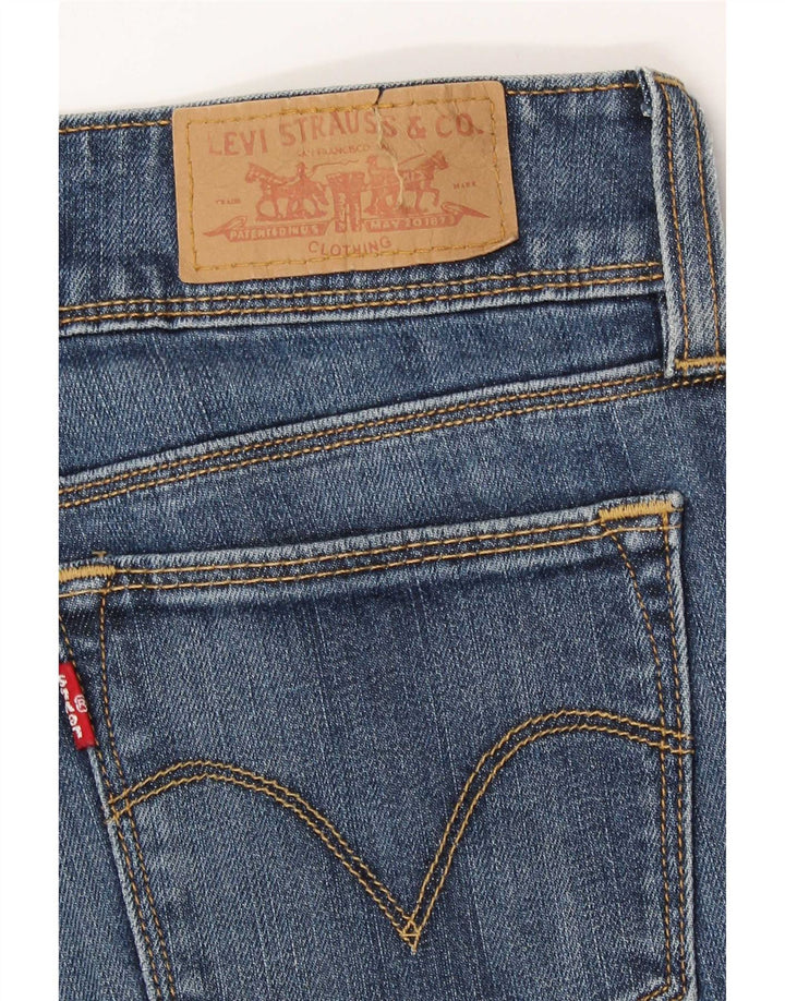 Levi's Damen 571 Slim Jeans W27 L34 Blaue Baumwolle