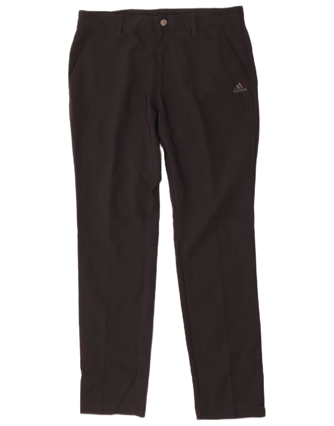Adidas Herren Slim Chino Hose W32 L32 Schwarz Polyester