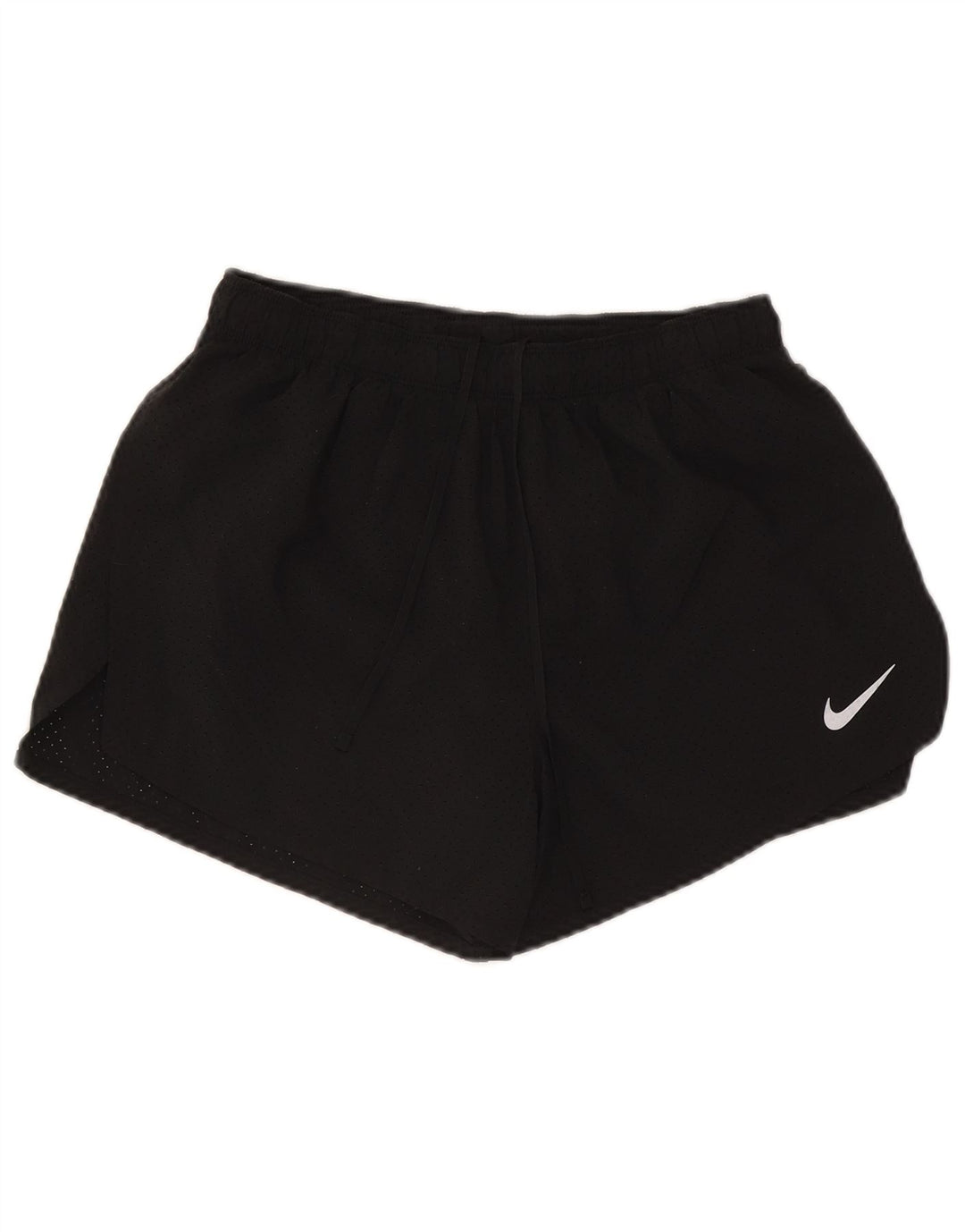 Nike Damen Dri Fit Sport Shorts UK 12 Medium Schwarz Polyester
