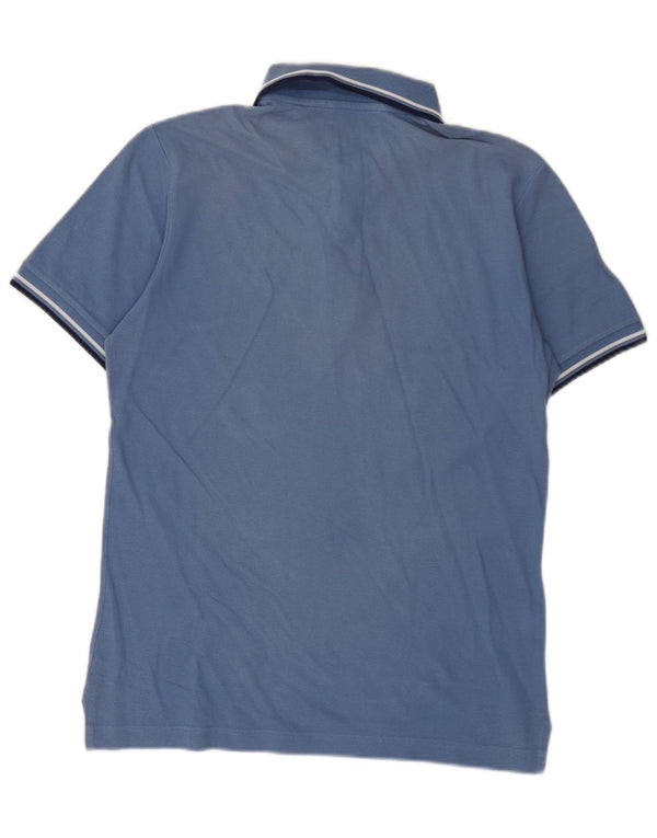 Fred Perry Herren-Poloshirt, kleine blaue Baumwolle