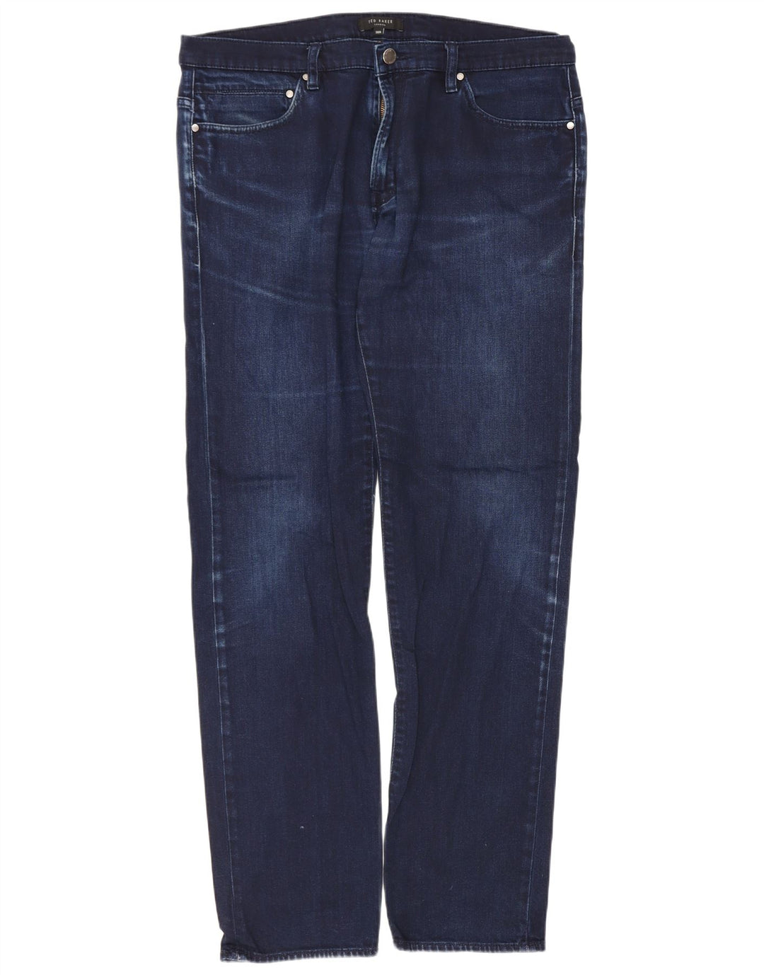 Ted Baker Herren-Jeans mit normaler Passform, gerade Passform, W36, L31, Blau, Baumwolle