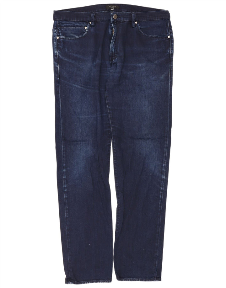 Ted Baker Herren-Jeans mit normaler Passform, gerade Passform, W36, L31, Blau, Baumwolle