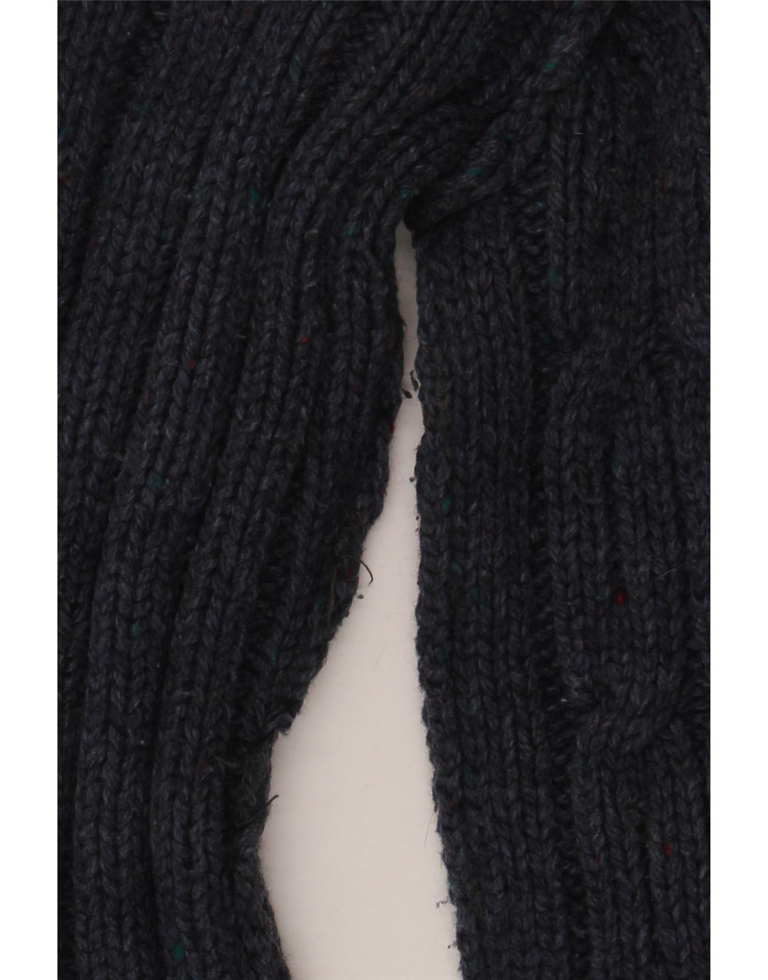 Fat Face Herren-Pullover mit Reißverschluss am Hals, mittlere marineblaue Lammwolle