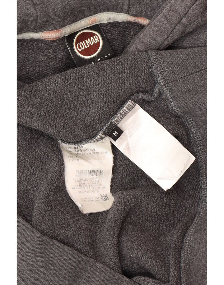 Colmar Herren-Kapuzenpullover mit Grafik, mittelgraue Baumwolle