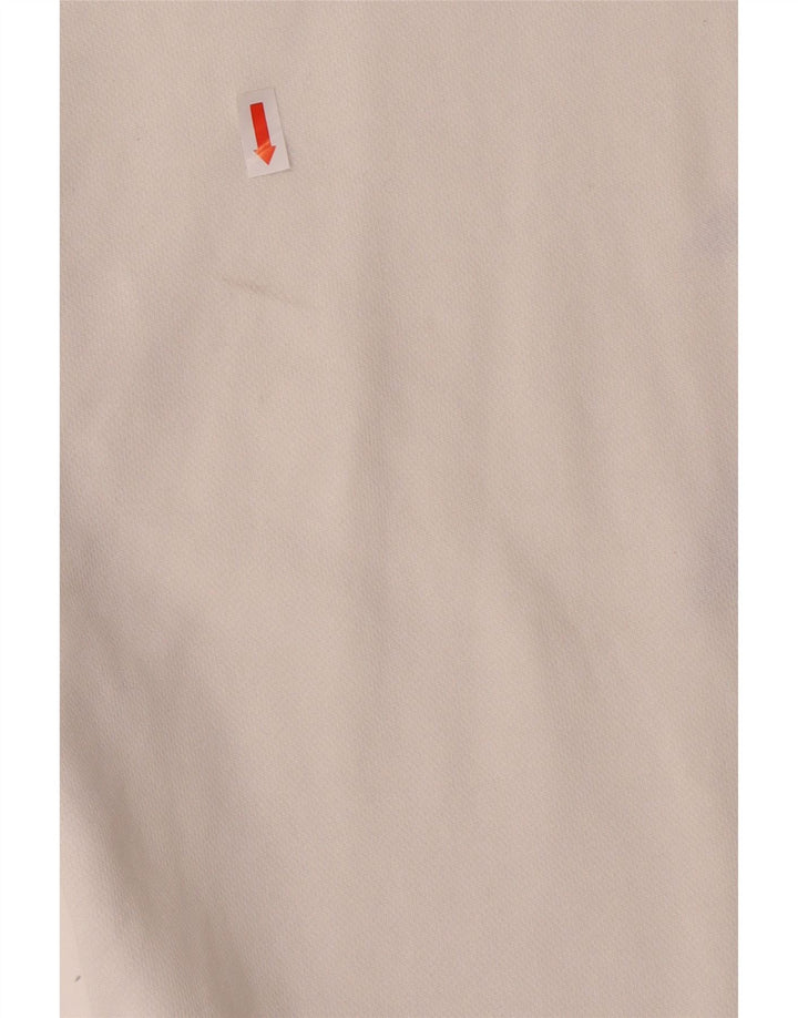 ADIDAS Damen-Sweatshirt in Übergröße mit Grafik, Gr. 12, mittelgrau, gebrochenes Weiß