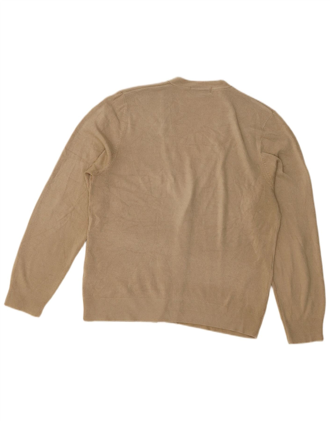 Marks & Spencer Damen Blue Harbor Cardigan Pullover UK 12 Mittelbeige