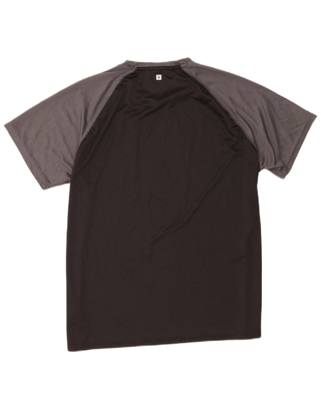 Mountain Warehouse IsoCool-T-Shirt für Herren, 2XL, graues Farbblock-Polyester