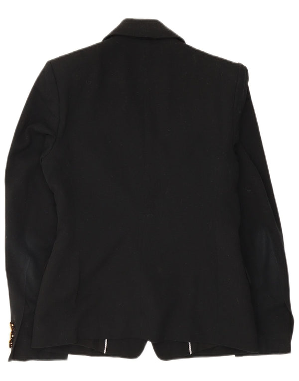 Marks & Spencer Damen Tailored Fit Blazer Jacke UK 6 XS Schwarz