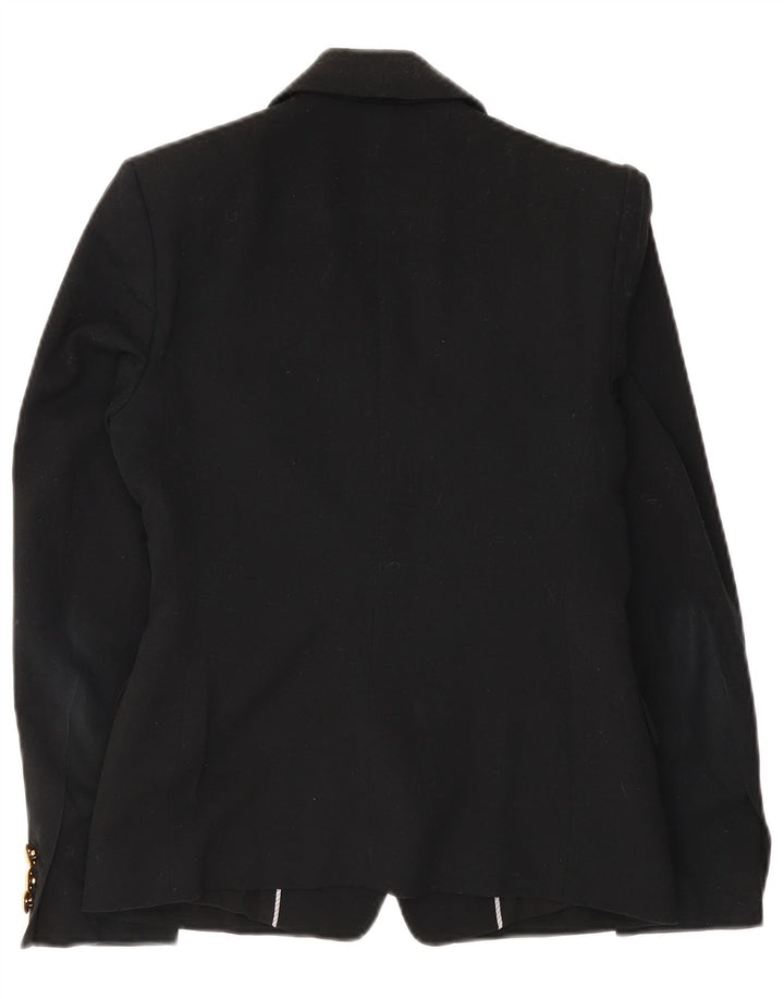 Marks & Spencer Damen Tailored Fit Blazer Jacke UK 6 XS Schwarz