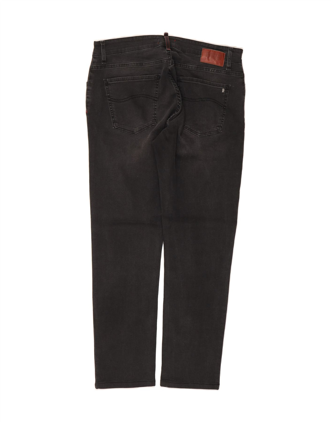 RIFLE Mens Slim Jeans IT 50 Large W36 L28 Black Cotton Vintage Rifle and Second-Hand Rifle from Messina Hembry 