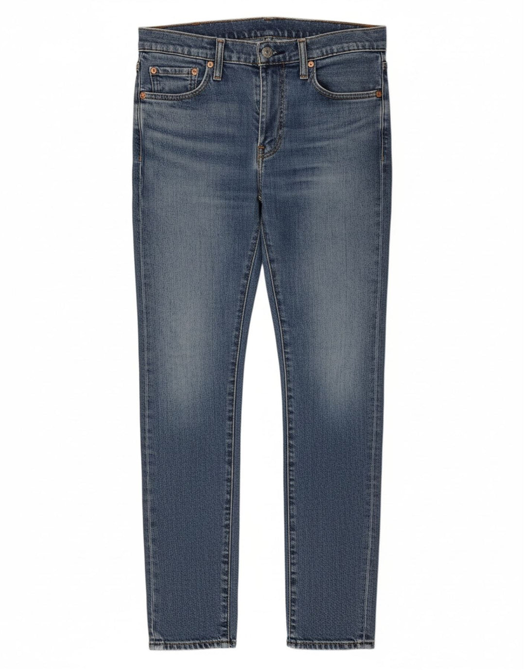 LEVI'S Mens Slim Jeans W30 L30 Blue Cotton