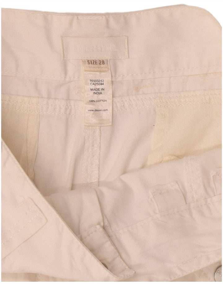 Diesel Damen Cargoshorts W28 Mittelweiße Baumwolle