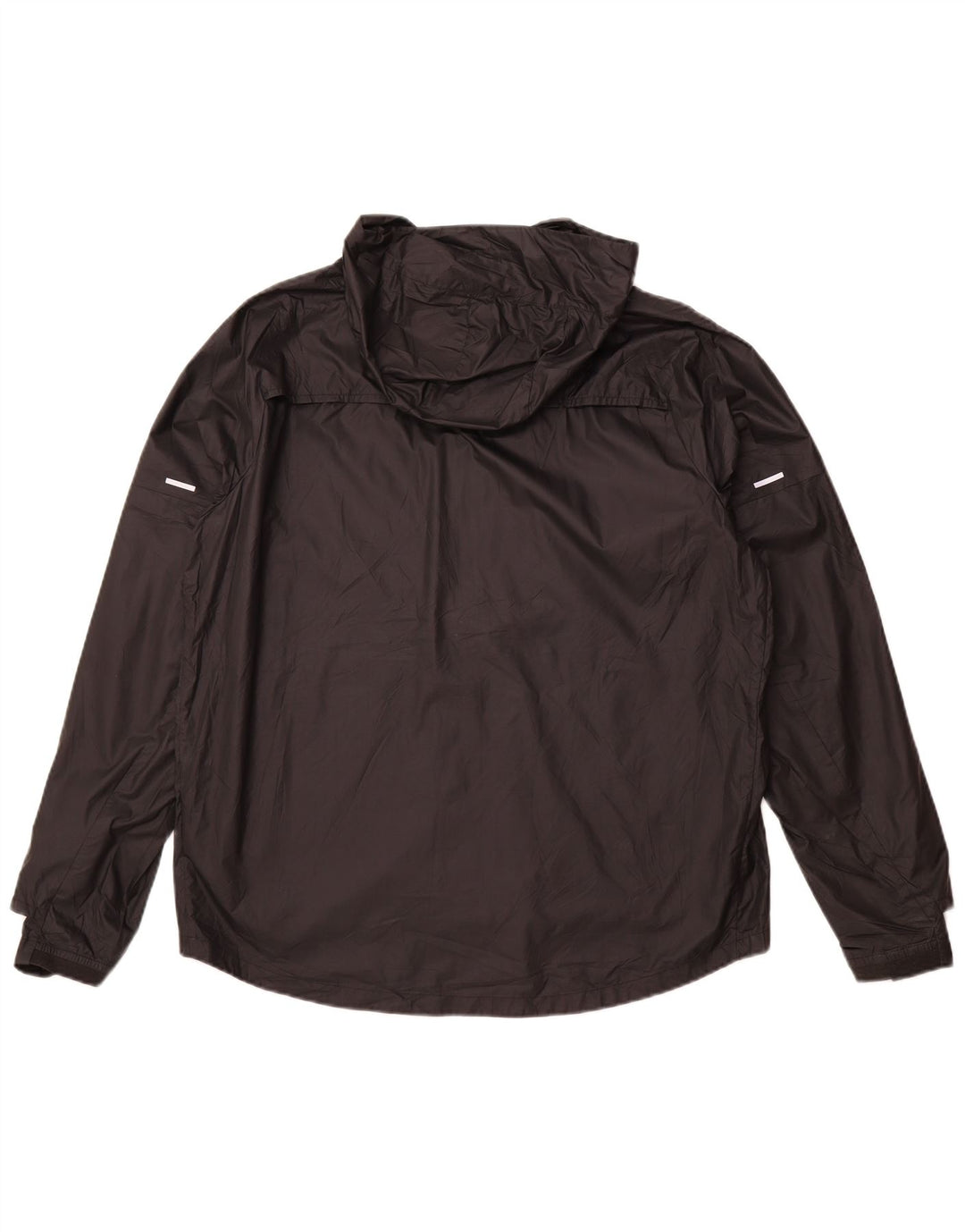 NIKE Herren Storm-Fit Kapuzen-Regenjacke UK 40 Large Schwarz Polyester