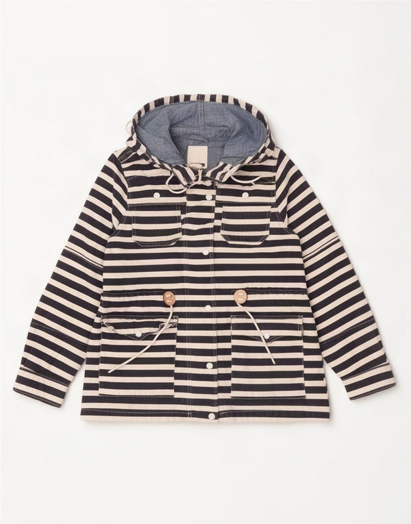 Levi's Damen-Regenjacke mit Kapuze, UK 16, Größe L, Marineblau, Baumwolle