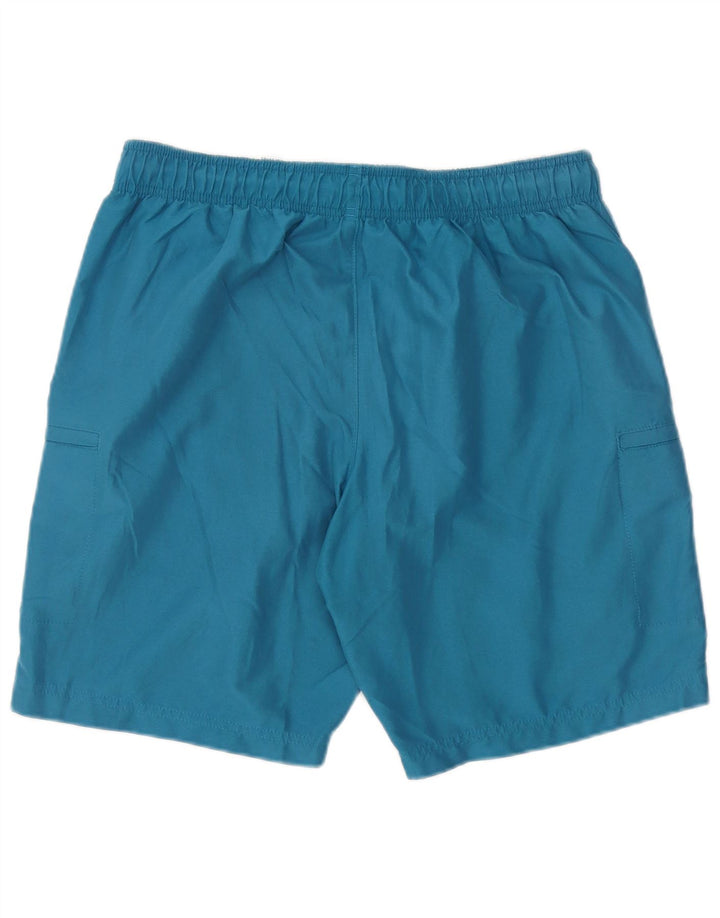 Marks & Spencer Herren Peacock Cargo-Badeshorts aus mittelblauem Polyester