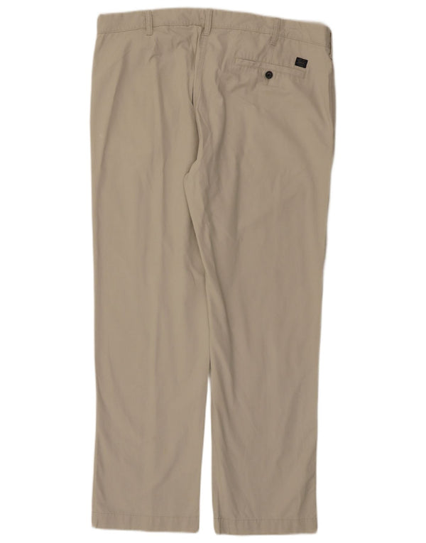 Marks & Spencer Herren gerade Chinohose W40 L31 Beige Baumwolle